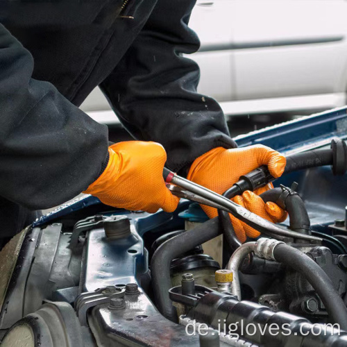 Maschinenreparatur 12 g dicke nitrile Handschuhe funktionieren Handschuhe